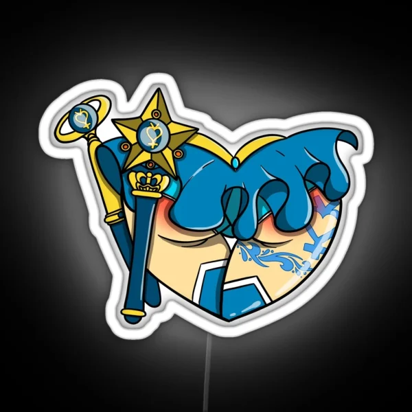 Sailor Mercury RGB Neon Sign
