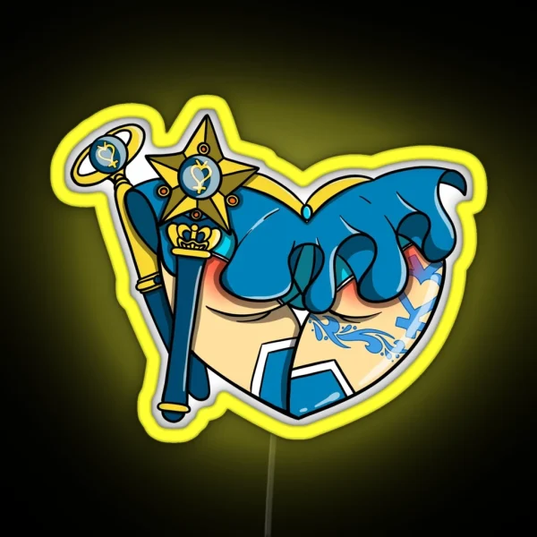 Sailor Mercury RGB Neon Sign