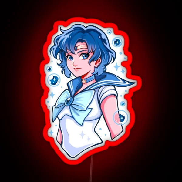 Sailor Mercury RGB Neon Sign