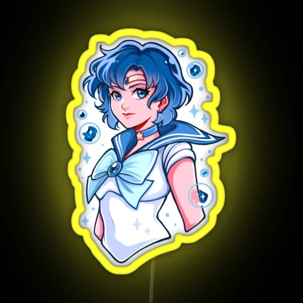 Sailor Mercury RGB Neon Sign