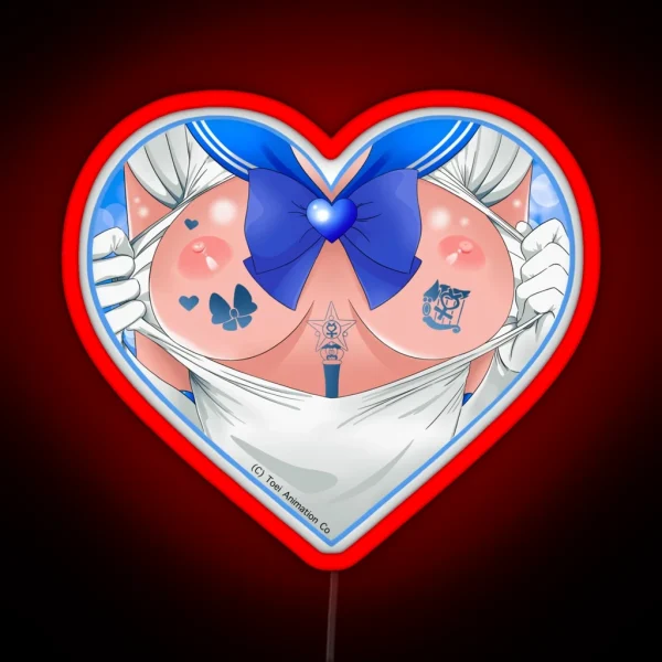 Sailor Mercury RGB Neon Sign