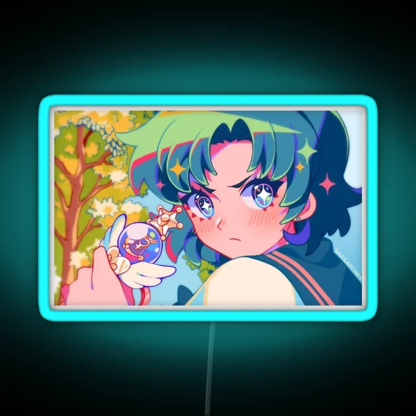 Sailor Mercury RGB Neon Sign