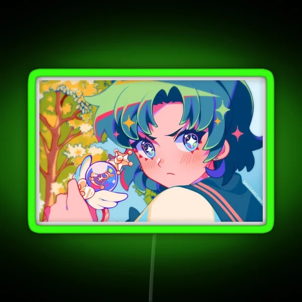 Sailor Mercury RGB Neon Sign