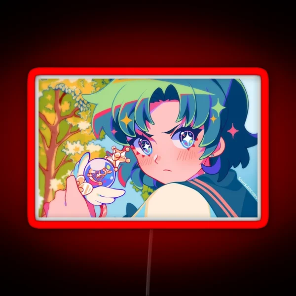 Sailor Mercury RGB Neon Sign