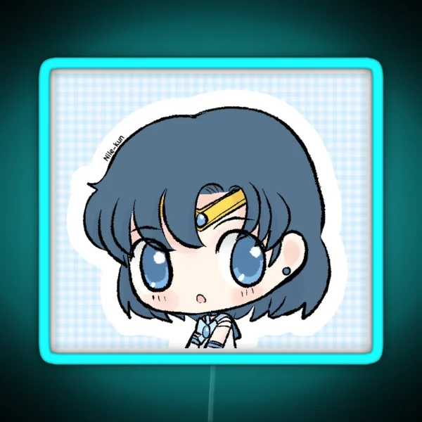 Sailor Mercury RGB Neon Sign