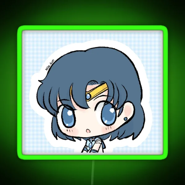 Sailor Mercury RGB Neon Sign