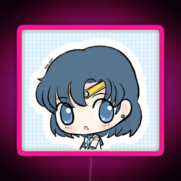 Sailor Mercury RGB Neon Sign