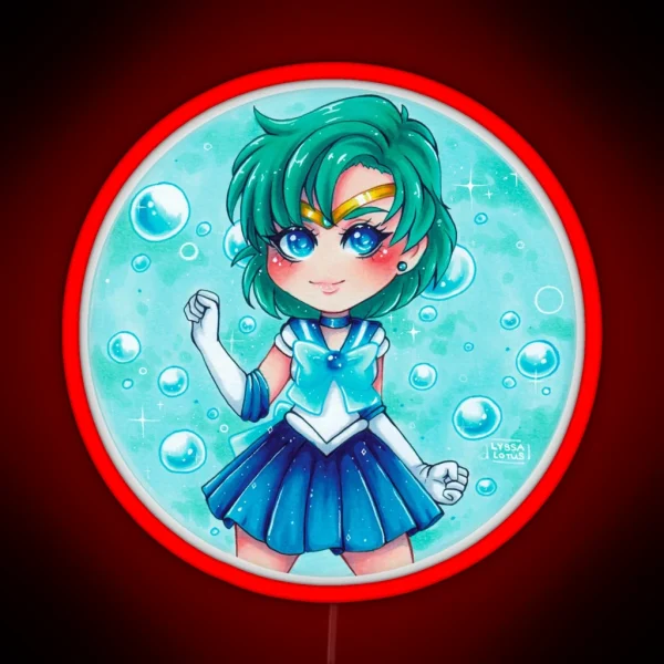 Sailor Mercury RGB Neon Sign
