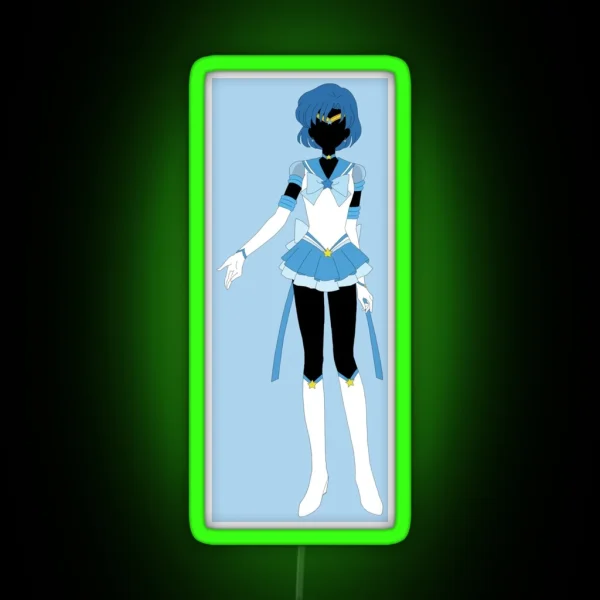Sailor Mercury RGB Neon Sign