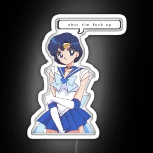 Sailor Mercury Spitting Facts RGB Neon Sign