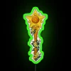 sailor moon flower stick wand venus rgb neon sign green