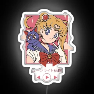 Sailor Moon Play RGB Neon Sign