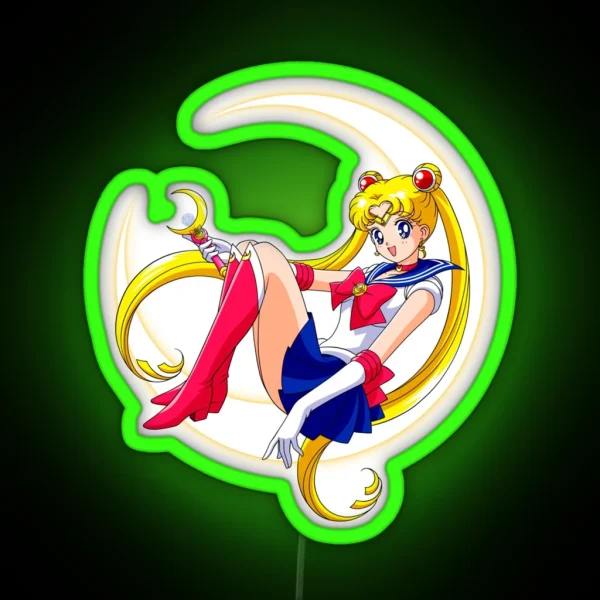 Sailor Moon RGB Neon Sign