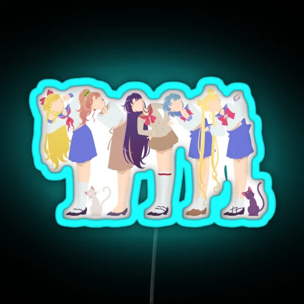 Sailor Moon RGB Neon Sign
