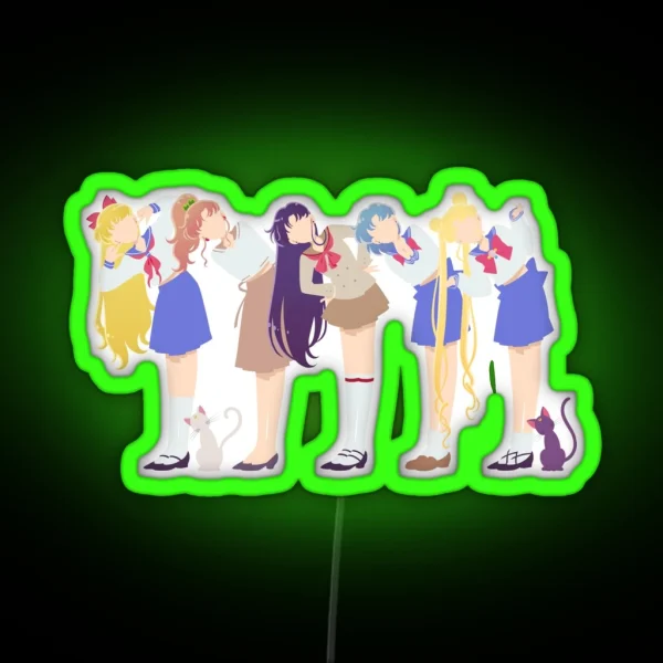 Sailor Moon RGB Neon Sign