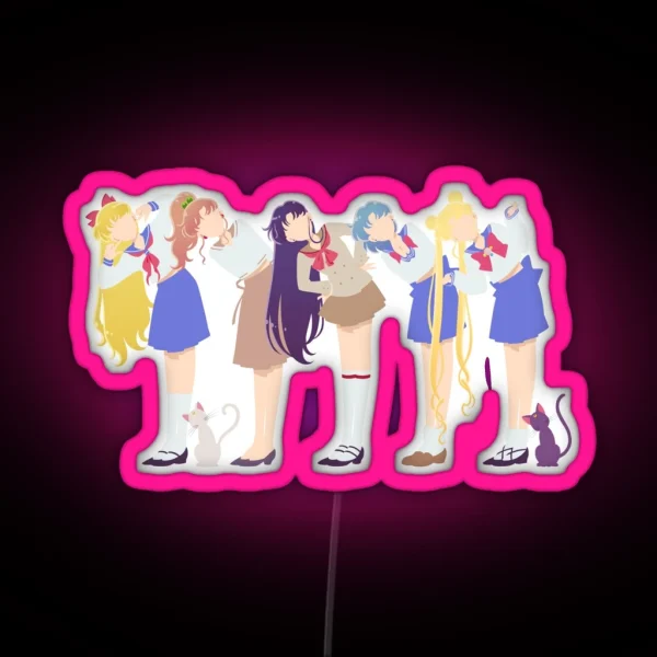 Sailor Moon RGB Neon Sign