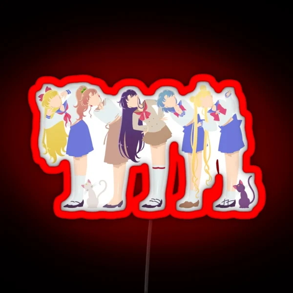 Sailor Moon RGB Neon Sign