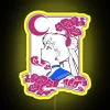 Sailor Moon RGB neon sign in vibrant yellow