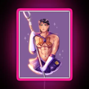 Sailor Saturn Bara RGB Neon Sign
