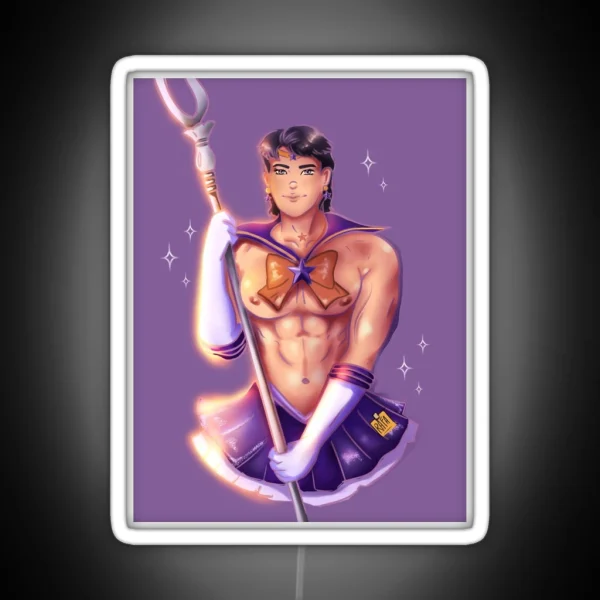 Sailor Saturn Bara RGB Neon Sign
