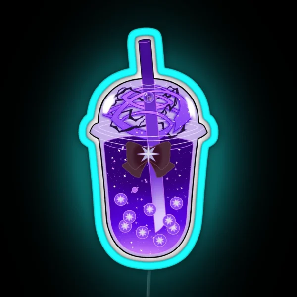 Sailor Saturn Boba RGB Neon Sign