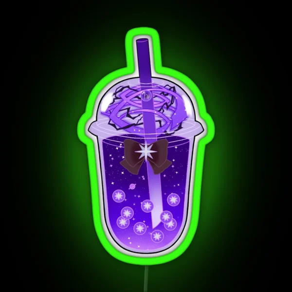Sailor Saturn Boba RGB Neon Sign