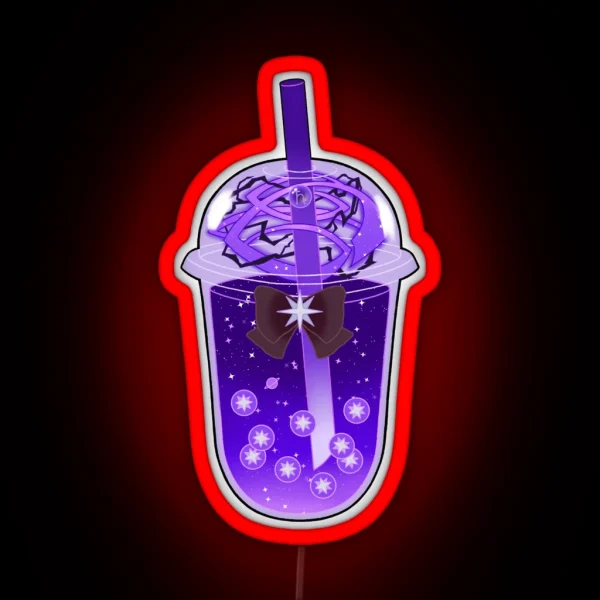 Sailor Saturn Boba RGB Neon Sign