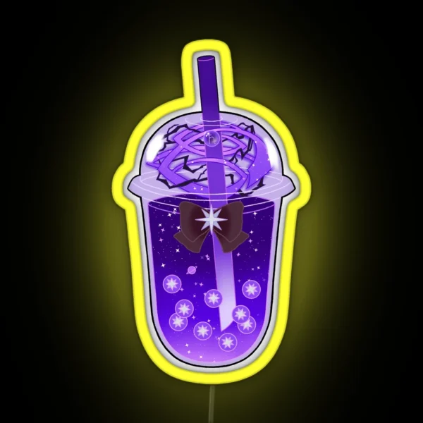 Sailor Saturn Boba RGB Neon Sign