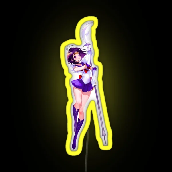 Sailor Saturn Classic RGB Neon Sign