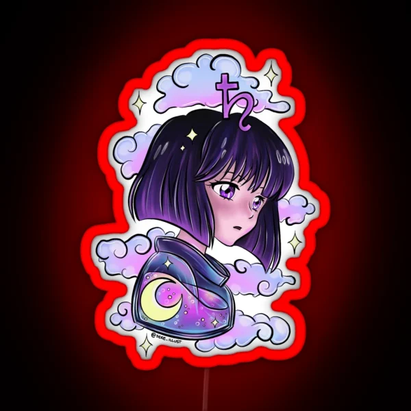 SAILOR SATURN HOTARU TOMOE RGB Neon Sign