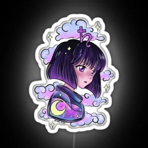 SAILOR SATURN HOTARU TOMOE RGB Neon Sign