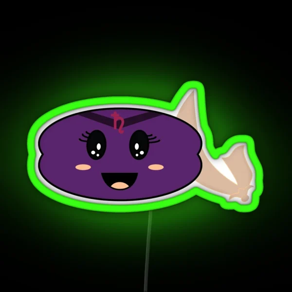 Sailor Saturn Pie RGB Neon Sign