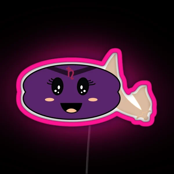 Sailor Saturn Pie RGB Neon Sign