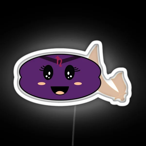 Sailor Saturn Pie RGB Neon Sign