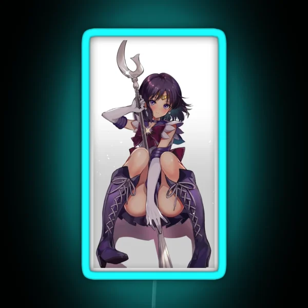 Sailor Saturn RGB Neon Sign