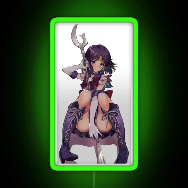 Sailor Saturn RGB Neon Sign