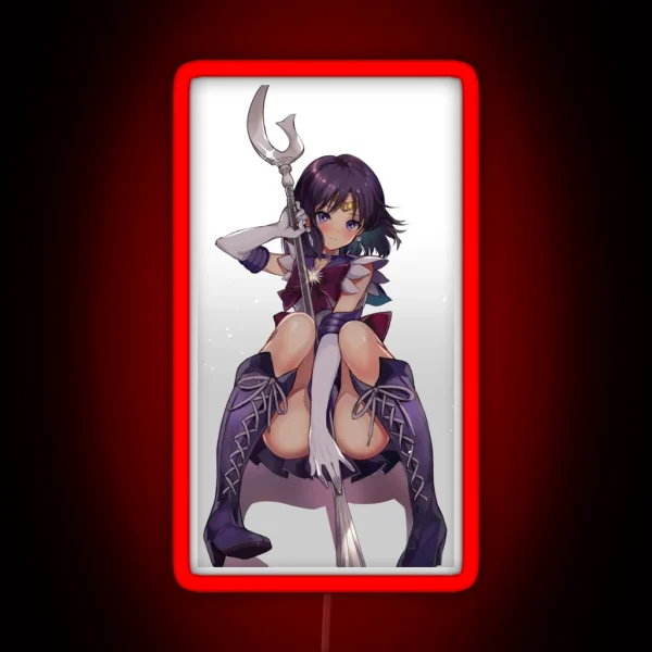 Sailor Saturn RGB Neon Sign