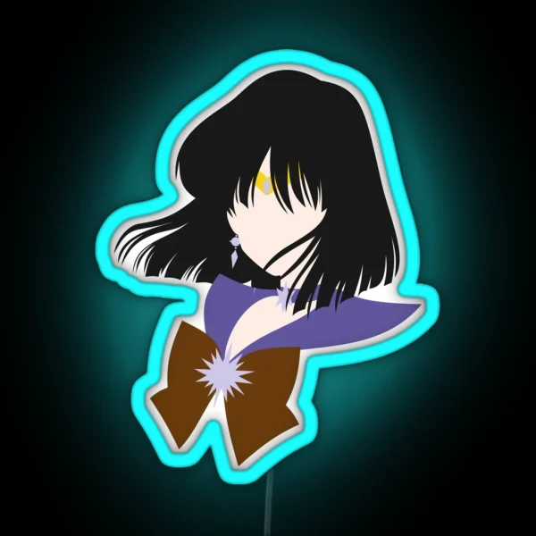 Sailor Saturn RGB Neon Sign