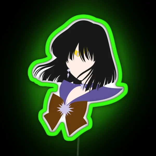 Sailor Saturn RGB Neon Sign