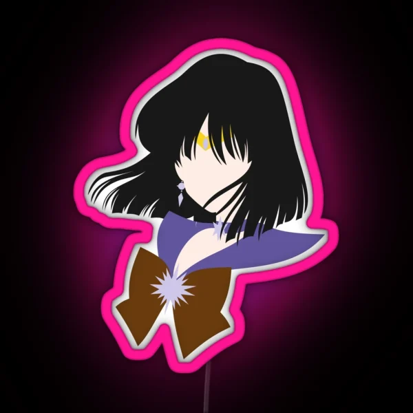 Sailor Saturn RGB Neon Sign