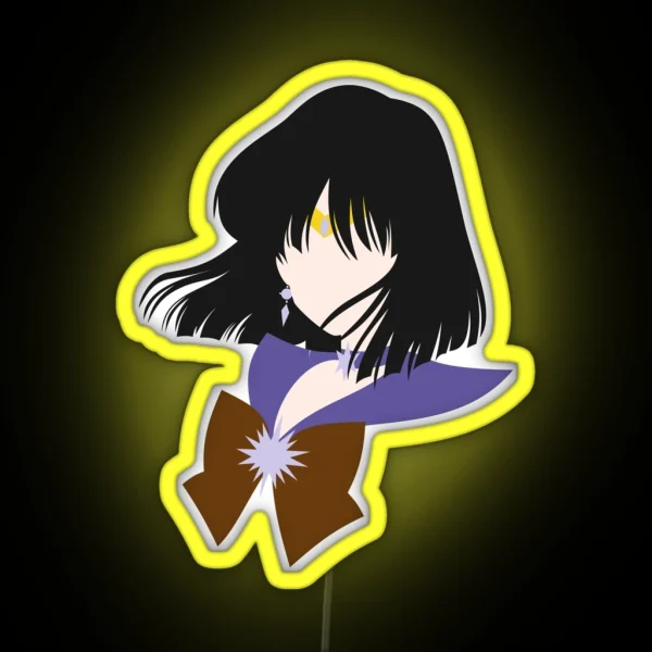 Sailor Saturn RGB Neon Sign