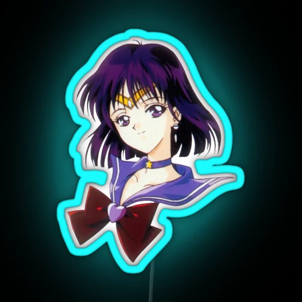 Sailor Saturn RGB Neon Sign
