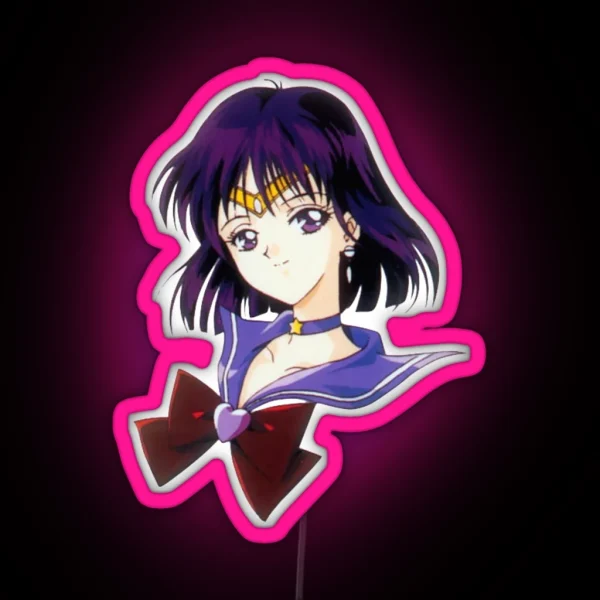 Sailor Saturn RGB Neon Sign