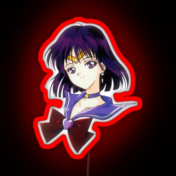 Sailor Saturn RGB Neon Sign