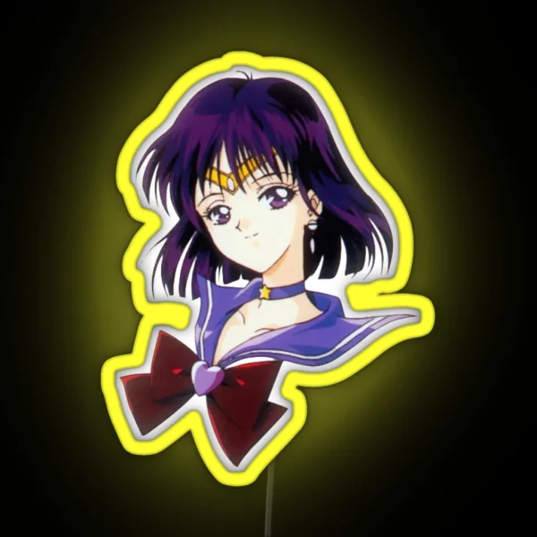 Sailor Saturn RGB Neon Sign