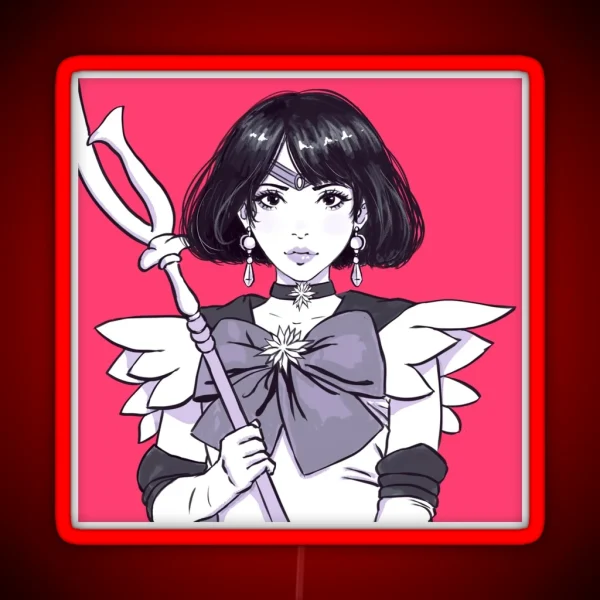 Sailor Saturn RGB Neon Sign