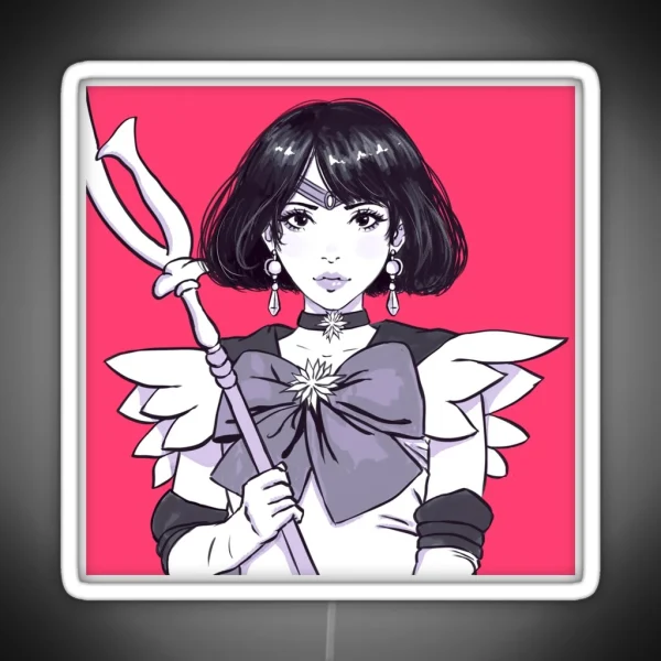 Sailor Saturn RGB Neon Sign
