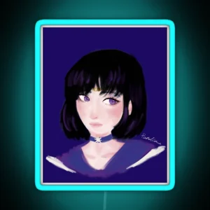 Sailor Saturn RGB Neon Sign