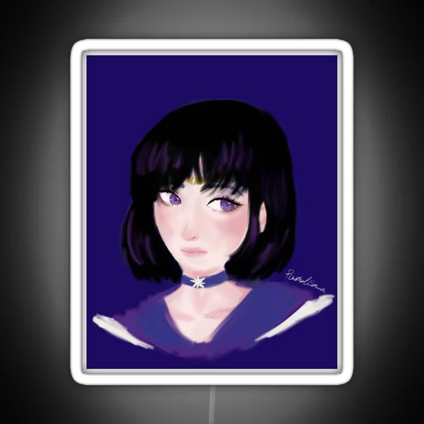 Sailor Saturn RGB Neon Sign