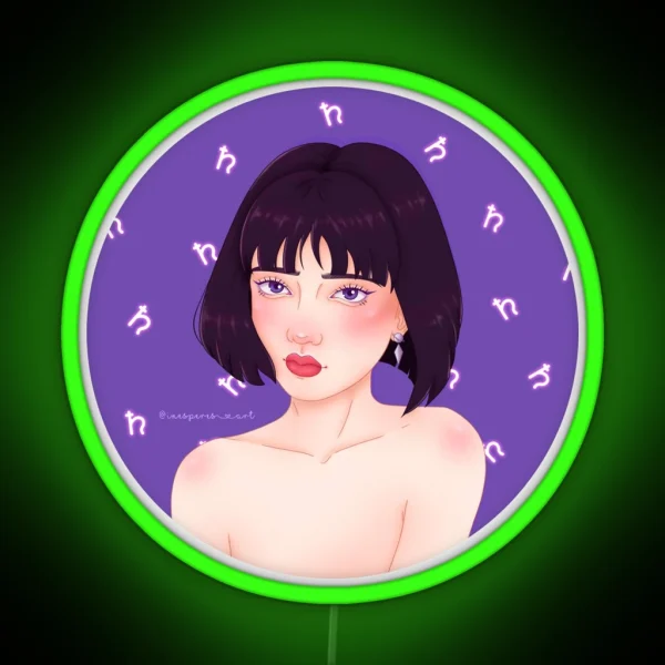 Sailor Saturn RGB Neon Sign